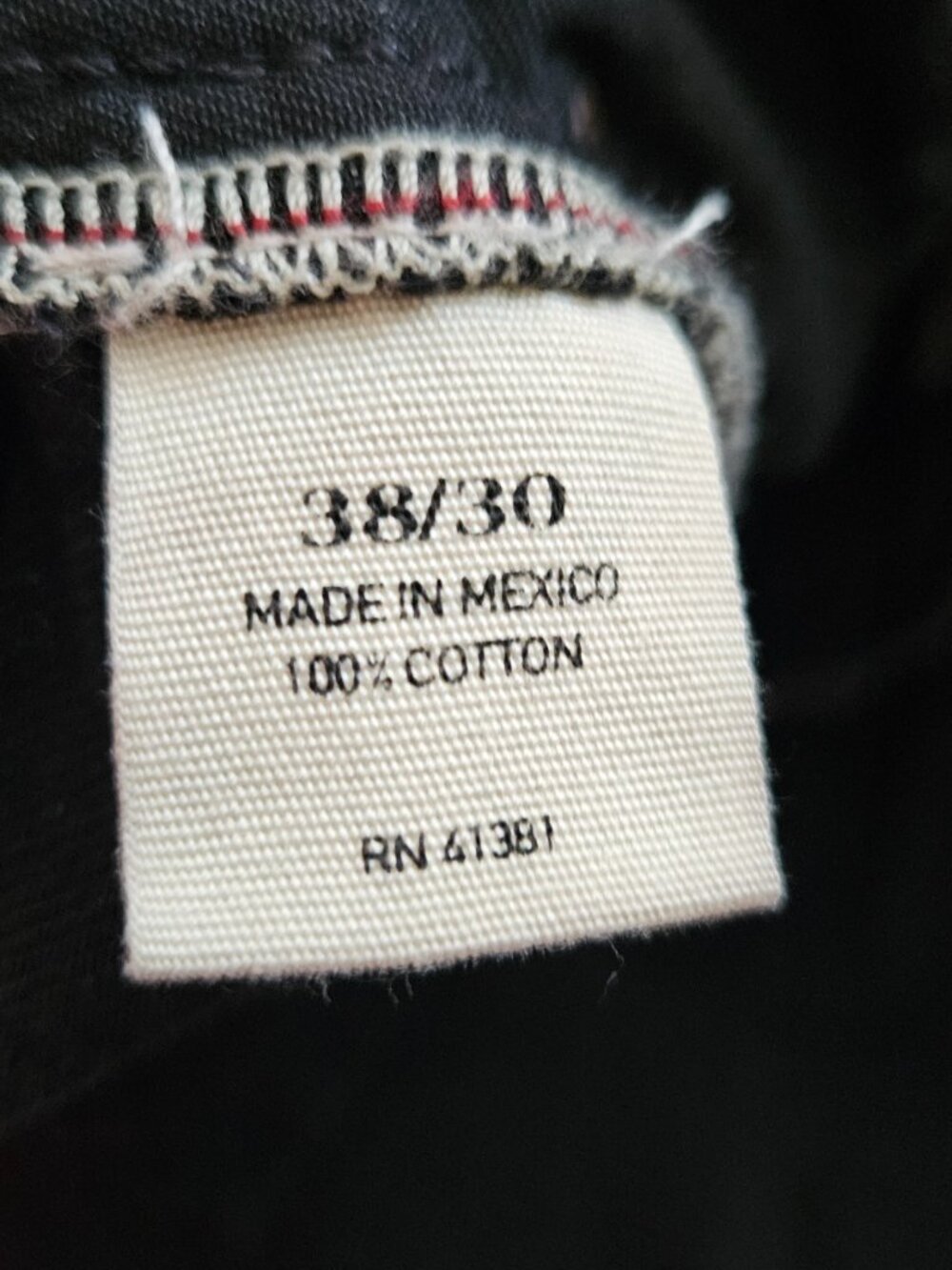 Polo Ralph Lauren Hampton Straight jeans in Hudson Black denim 38 x 30 - Picture 5 of 9